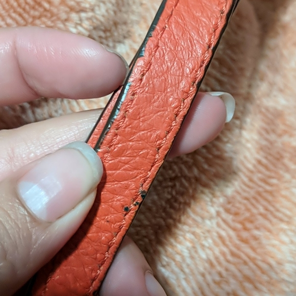 Michael Kors Red Orange Bag - Picture 4 of 10